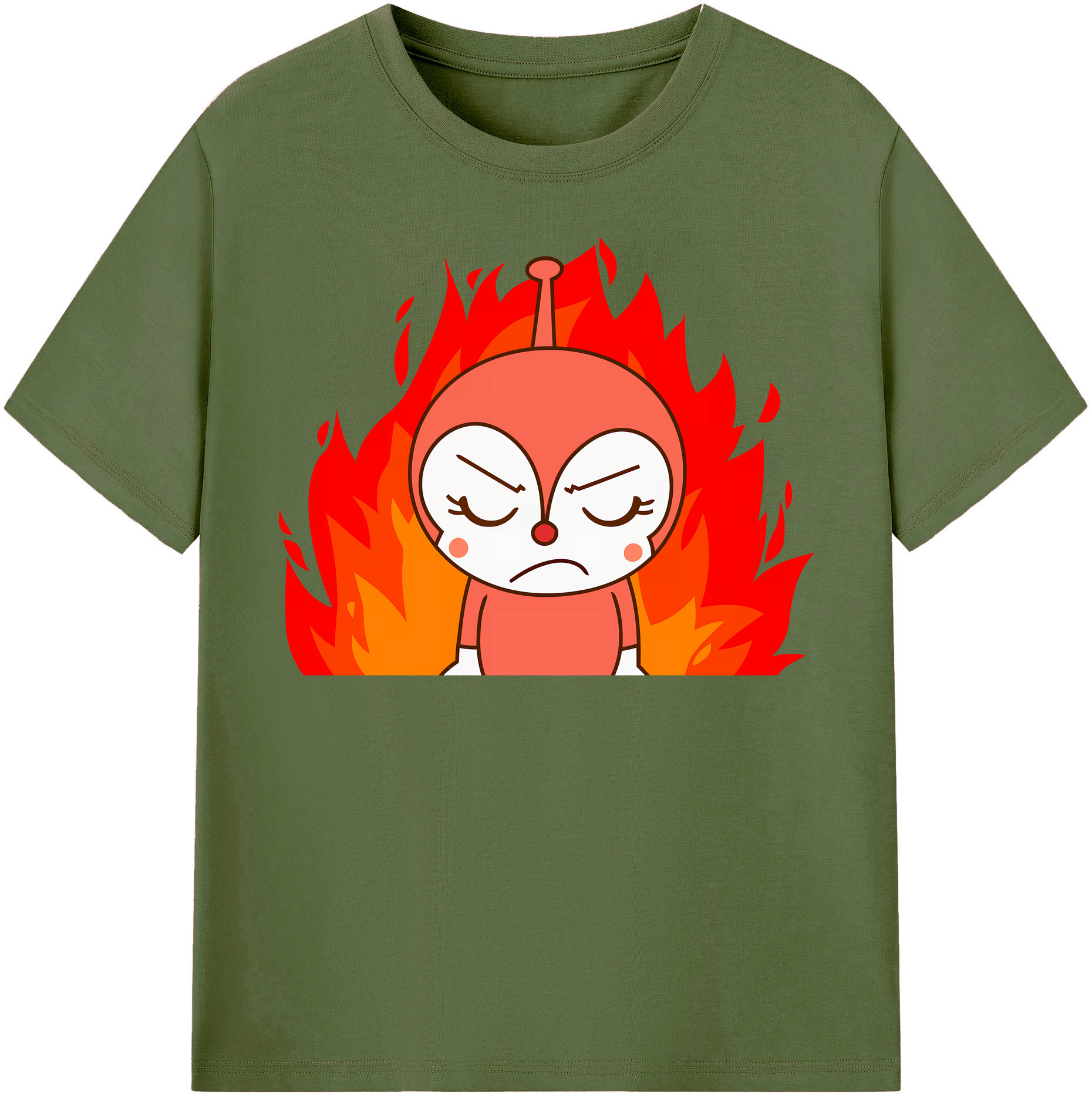 （画像用） アンパンマン Anpanman 綿100％半袖Tシャツ（フロントプリント）